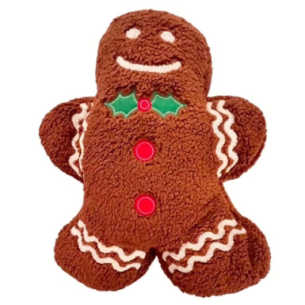 🆕- Gingerbread Man Christmas Plush Pillow